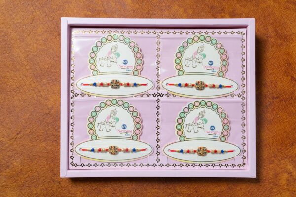Radha Krishna Flute Rakhi - Image 3