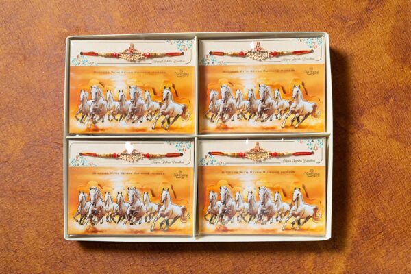 Khatu Shyam Kundan Heritage Rakhi - Image 3