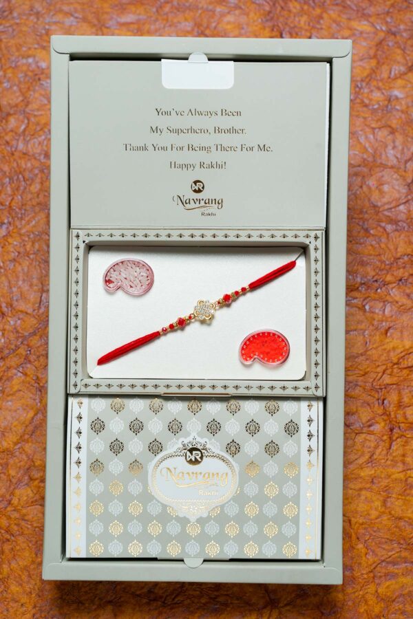 Mystic Aura AD Stone Rakhi