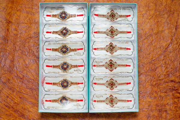 Glittering Serenity Rakhi