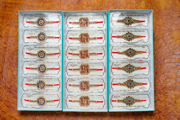 Glittering Serenity Rakhi - Image 2